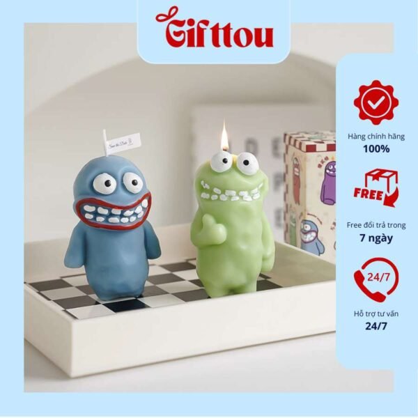 Nến Thơm Mud Man Monster GIFTTOU Làm Quà Tặng Độc Đáo