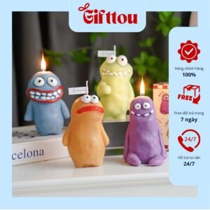 Nến Thơm Mud Man Monster GIFTTOU Làm Quà Tặng Độc Đáo